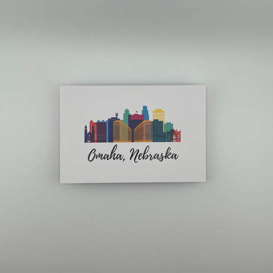 Omaha Skyline Postcard